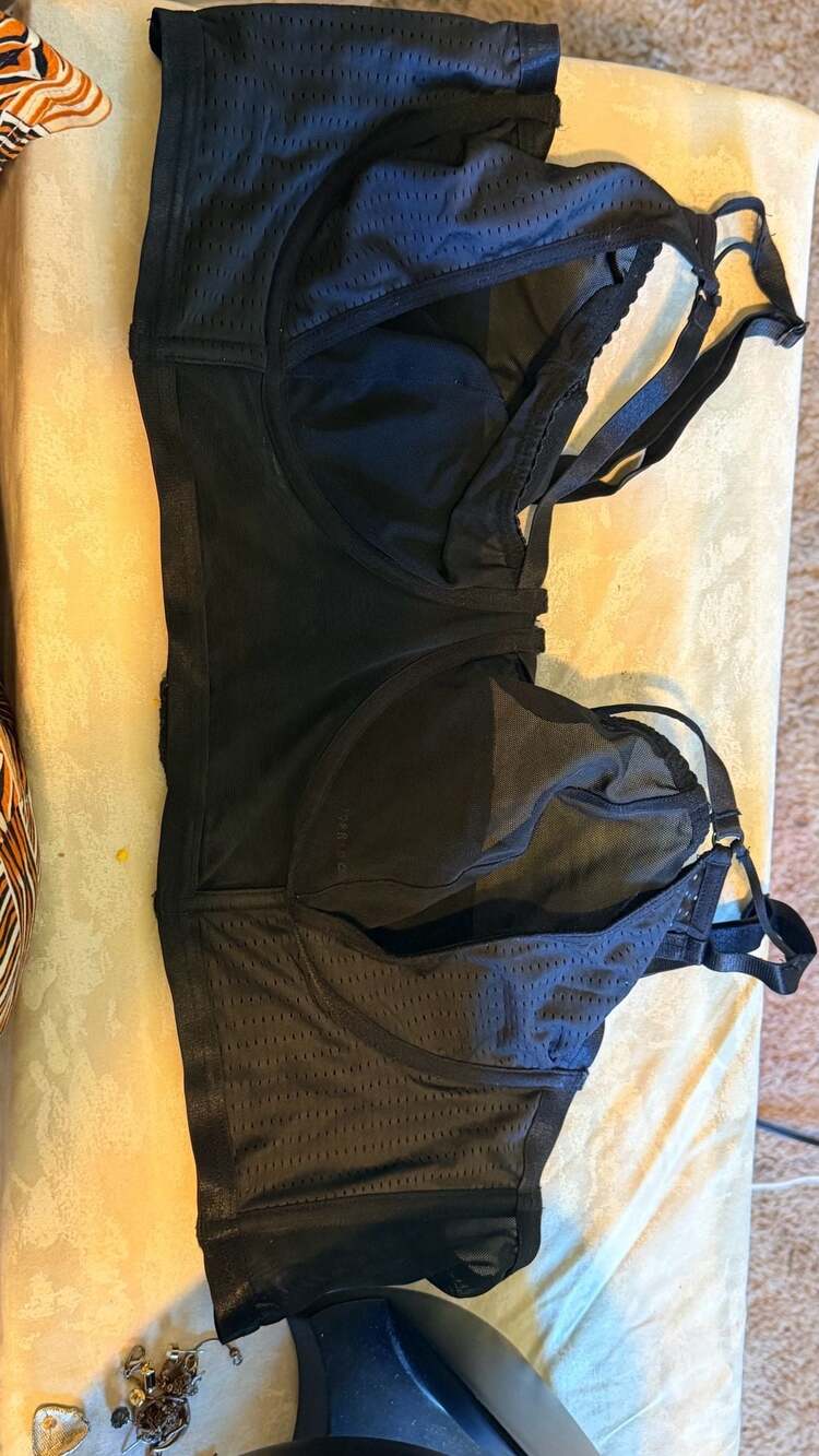Torrid Curve Black Mesh Underwire Bra